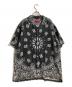 SUPREME（シュプリーム）の古着「Bandana Silk S/S Shirt/バンダナ シルク ショートスリーブ シャツ」｜ブラック