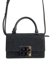 TORY BURCH（トリーバーチ）の古着「Bon Bon fabric bag」｜ブラック