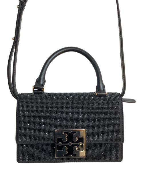 TORY BURCH（トリーバーチ）TORY BURCH (トリーバーチ) Bon Bon fabric bag ブラックの古着・服飾アイテム