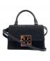 TORY BURCH（トリーバーチ）の古着「Bon Bon fabric bag」｜ブラック