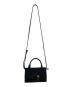 TORY BURCH (トリーバーチ) Bon Bon fabric bag ブラック：25000円