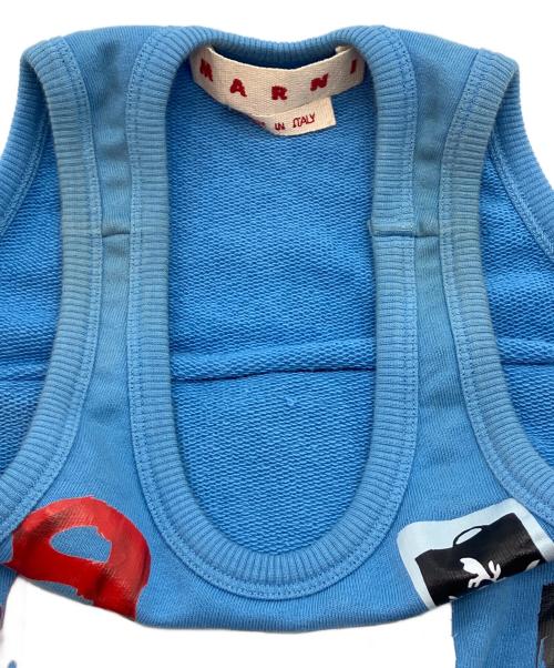 MARNI（マルニ）MARNI (マルニ) スウェットシャツバッグ スカイブルーの古着・服飾アイテム