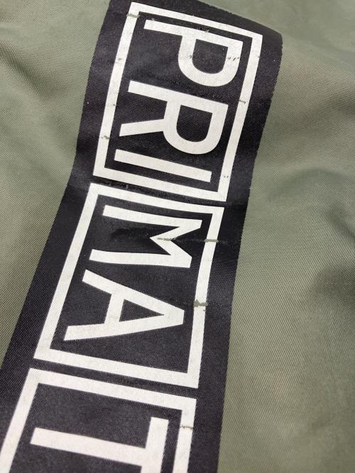 A BATHING APE（アベイシングエイプ）A BATHING APE (アベイシングエイプ) UNDEFEATED (アンディフィーテッド) ワッペン装飾MA-1ジャケット カーキ サイズ:Ｍの古着・服飾アイテム