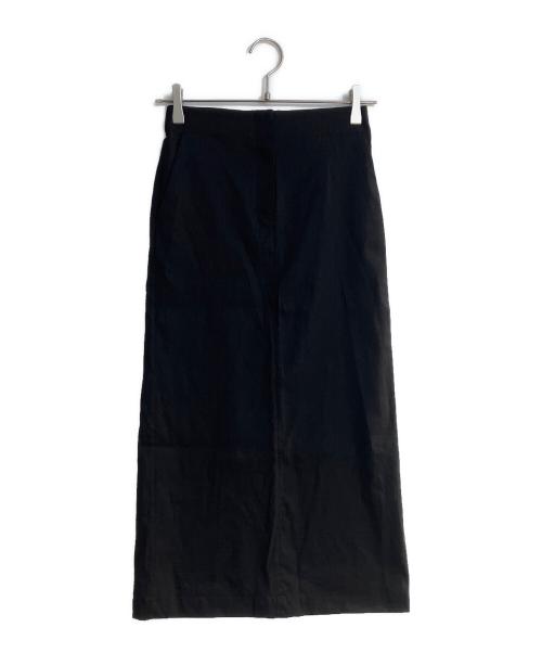 theory luxe（セオリーリュクス）theory luxe (セオリーリュクス) CRISP LINEN SKYE/クリスプリネンスカート ブラック サイズ:34の古着・服飾アイテム