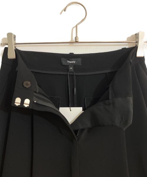 theory（セオリー）theory (セオリー) Theory Admiral Crepe プリーツスカート ブラック サイズ:00 未使用品の古着・服飾アイテム