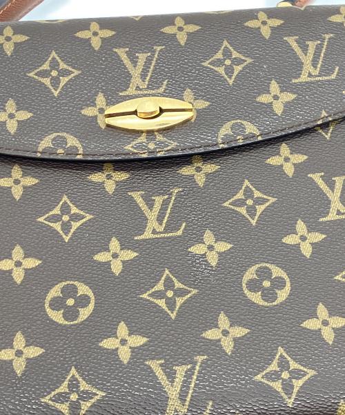 LOUIS VUITTON（ルイ ヴィトン）LOUIS VUITTON (ルイ ヴィトン) マルゼルブモノグラムハンドバッグ ブラウンの古着・服飾アイテム