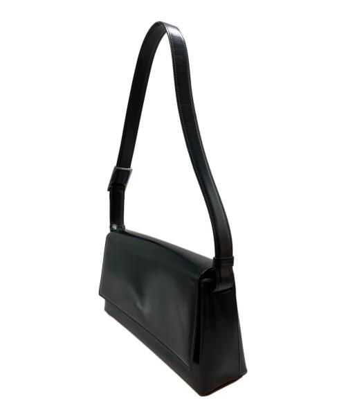 Salvatore Ferragamo（サルヴァトーレ フェラガモ）Salvatore Ferragamo (サルヴァトーレ フェラガモ) シルバーバックルワンショルダーバッグ ブラックの古着・服飾アイテム