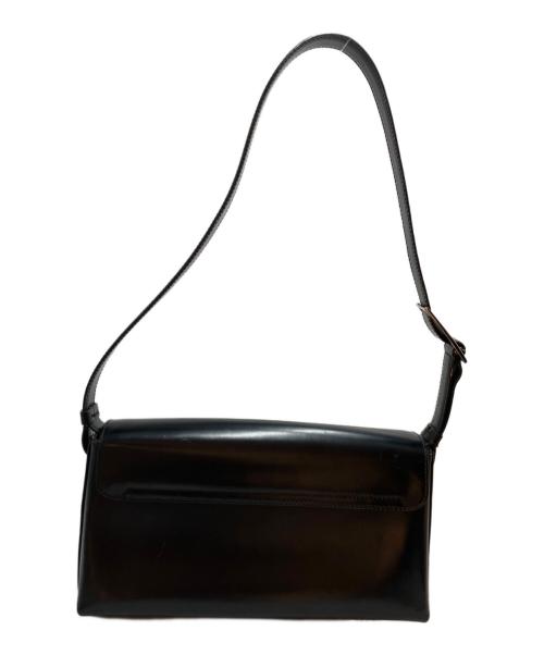 Salvatore Ferragamo（サルヴァトーレ フェラガモ）Salvatore Ferragamo (サルヴァトーレ フェラガモ) シルバーバックルワンショルダーバッグ ブラックの古着・服飾アイテム