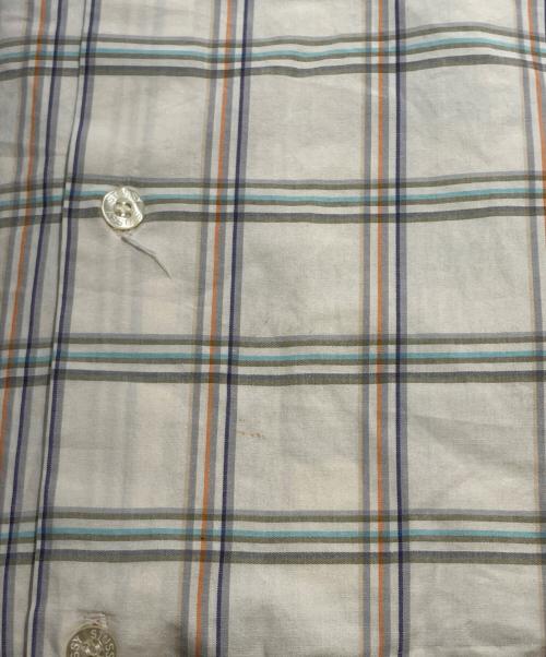 stussy（ステューシー）stussy (ステューシー) オールド半袖チェックシャツ ベージュ サイズ:Ｌの古着・服飾アイテム