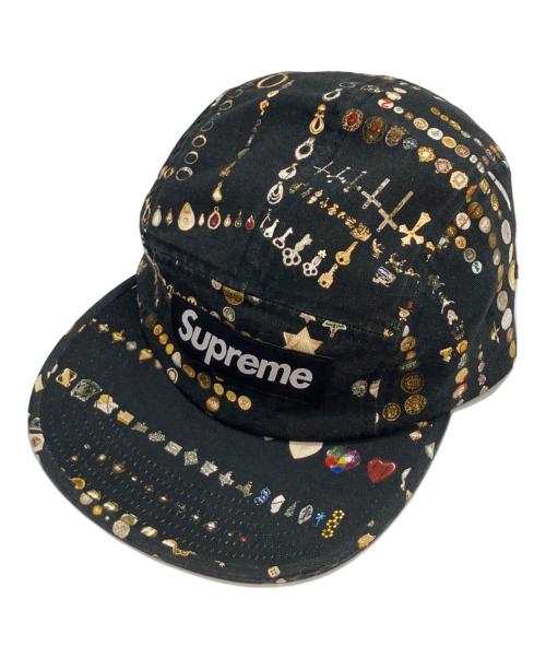 SUPREME（シュプリーム）Supreme (シュプリーム) Mike Kelley (マイクケリー) Camp Cap/キャンプキャップ ブラックの古着・服飾アイテム