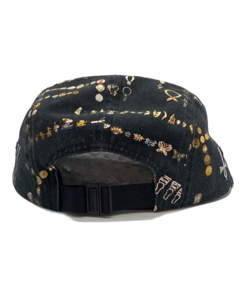 SUPREME（シュプリーム）Supreme (シュプリーム) Mike Kelley (マイクケリー) Camp Cap/キャンプキャップ ブラックの古着・服飾アイテム