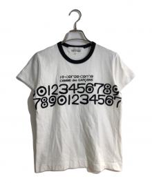 COMME des GARCONS×10 corso como（コムデギャルソン×ディエチ コルソコモ）の古着「10SS リンガーTシャツ」｜ホワイト