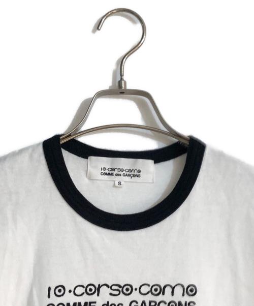COMME des GARCONS（コムデギャルソン）COMME des GARCONS (コムデギャルソン) 10 corso como (ディエチ コルソコモ) 10SS リンガーTシャツ ホワイト サイズ:Sの古着・服飾アイテム
