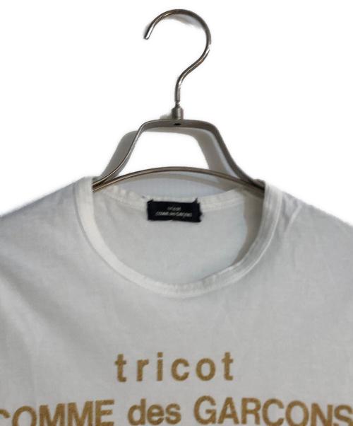 tricot COMME des GARCONS（トリココムデギャルソン）tricot COMME des GARCONS (トリココムデギャルソン) 02SS プリントカットソー ホワイト サイズ:不明の古着・服飾アイテム