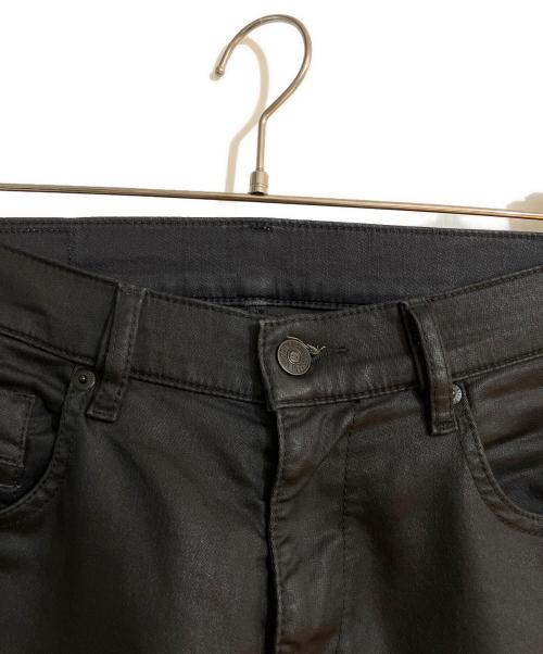 DIESEL（ディーゼル）DIESEL (ディーゼル) D-STRUKT-Z-NEコーティングパンツ ブラック サイズ:W30の古着・服飾アイテム