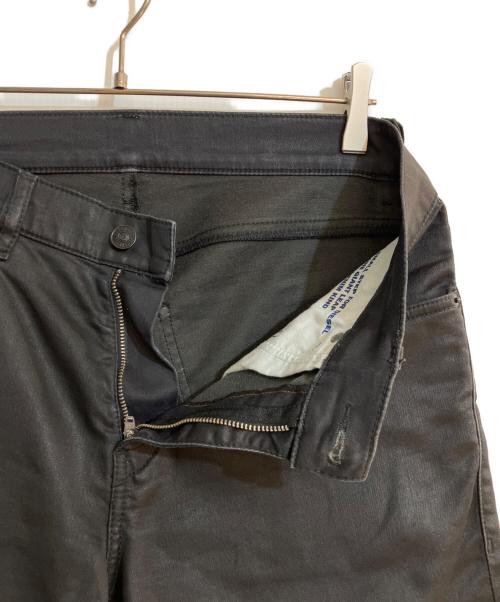 DIESEL（ディーゼル）DIESEL (ディーゼル) D-STRUKT-Z-NEコーティングパンツ ブラック サイズ:W30の古着・服飾アイテム