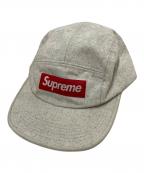 SUPREMEシュプリーム）の古着「Coated Denim Camp Cap」｜ホワイト