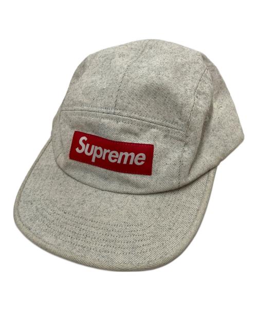SUPREME（シュプリーム）Supreme (シュプリーム) Coated Denim Camp Cap ホワイトの古着・服飾アイテム
