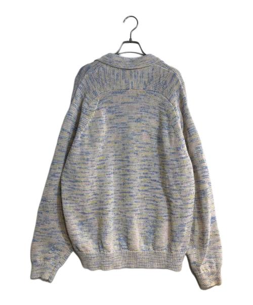 owness（オゥネス）OWNESS (オゥネス) スキッパーニットポロシャツ ピンク サイズ:Ｌの古着・服飾アイテム