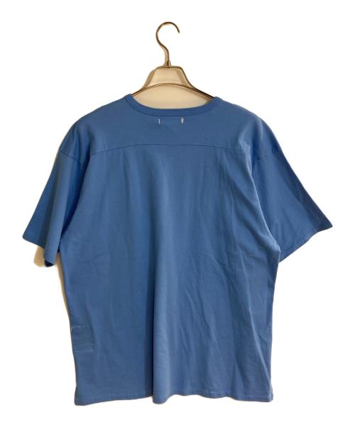 nonnative（ノンネイティブ）nonnative (ノンネイティブ) COACH S/S V-NECK TEE ブルー サイズ:2 未使用品の古着・服飾アイテム