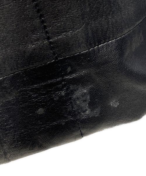 PAPAS（パパス）PAPAS (パパス) レザーカバーオール ブラック サイズ:Mの古着・服飾アイテム