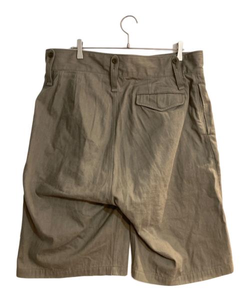 NIGEL CABOURN（ナイジェルケーボン）NIGEL CABOURN (ナイジェルケーボン) BATTLE DRESS SHORT 10oz DENIM グリーン サイズ:38の古着・服飾アイテム