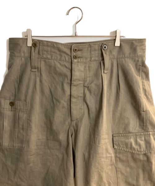 NIGEL CABOURN（ナイジェルケーボン）NIGEL CABOURN (ナイジェルケーボン) BATTLE DRESS SHORT 10oz DENIM グリーン サイズ:38の古着・服飾アイテム