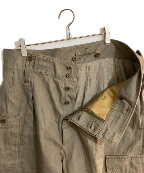 NIGEL CABOURN（ナイジェルケーボン）NIGEL CABOURN (ナイジェルケーボン) BATTLE DRESS SHORT 10oz DENIM グリーン サイズ:38の古着・服飾アイテム
