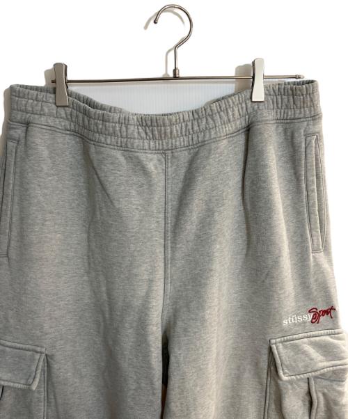 stussy（ステューシー）stussy (ステューシー) SPORT CARGO FLEECE PANT グレー サイズ:XLの古着・服飾アイテム