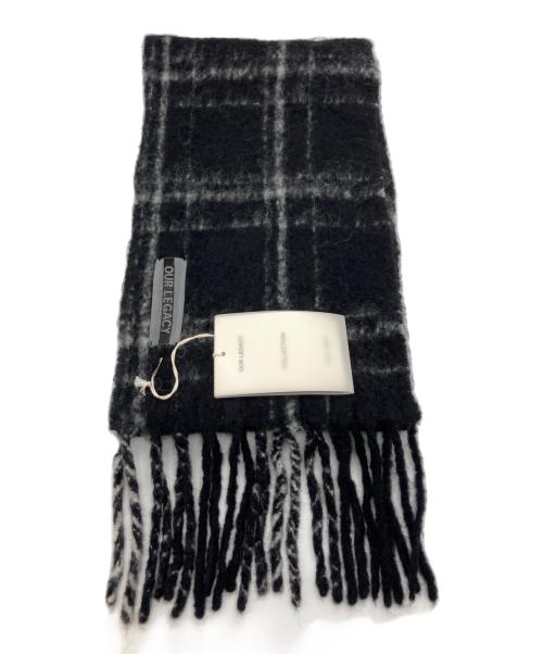 OUR LEGACY（アワーレガシー）OUR LEGACY (アワーレガシー) ESTATE SCARF/エステートスカーフ ブラック 未使用品の古着・服飾アイテム