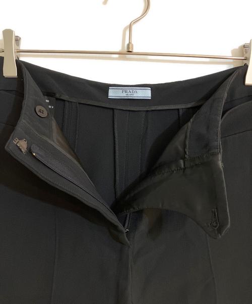 PRADA（プラダ）PRADA (プラダ) テーパードパンツ ブラック サイズ:38の古着・服飾アイテム
