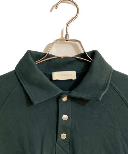 DAYDREAM（デイドリーム）DAYDREAM (デイドリーム) French Terry PullOver SweatPolo グリーン サイズ:Sの古着・服飾アイテム