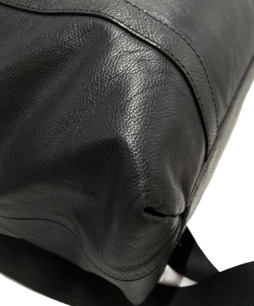 GIORGIO ARMANI（ジョルジョアルマーニ）GIORGIO ARMANI (ジョルジョアルマーニ) レザー2WAYショルダーバッグ ブラックの古着・服飾アイテム