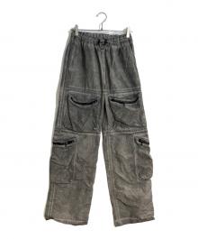 DIESEL（ディーゼル）の古着「P-NOODE-A カーゴナイロンパンツ」｜グレー