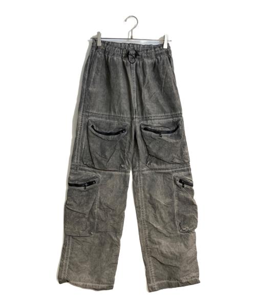 DIESEL（ディーゼル）DIESEL (ディーゼル) P-NOODE-A カーゴナイロンパンツ グレー サイズ:Sの古着・服飾アイテム