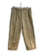 BEAMS PLUS×BARRY BRICKENビームスプラス×バリーブリッケン）の古着「1プリーツパンツ」｜カーキ