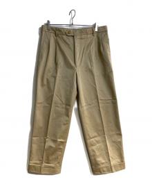 BEAMS PLUS×BARRY BRICKEN（ビームスプラス×バリーブリッケン）の古着「1プリーツパンツ」｜カーキ