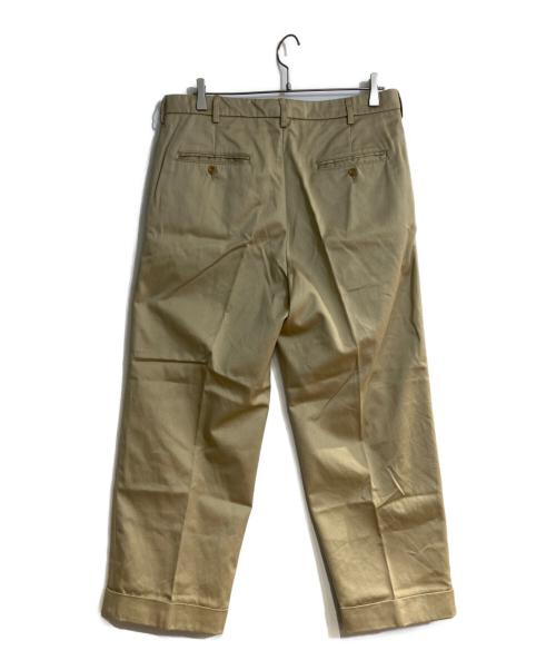 BEAMS PLUS（ビームスプラス）BEAMS PLUS (ビームスプラス) BARRY BRICKEN (バリーブリッケン) 1プリーツパンツ カーキ サイズ:W34の古着・服飾アイテム