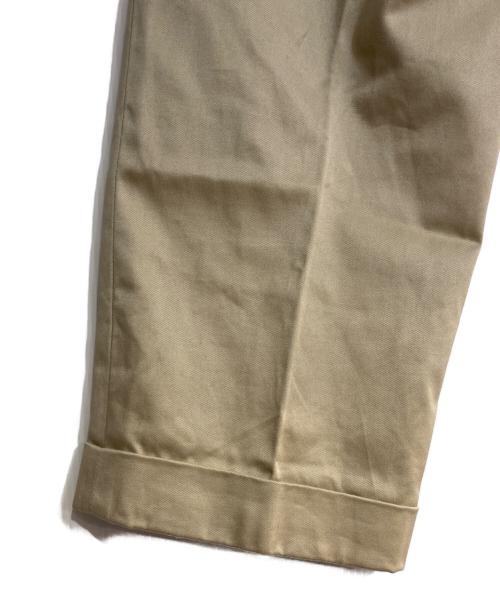 BEAMS PLUS（ビームスプラス）BEAMS PLUS (ビームスプラス) BARRY BRICKEN (バリーブリッケン) 1プリーツパンツ カーキ サイズ:W34の古着・服飾アイテム