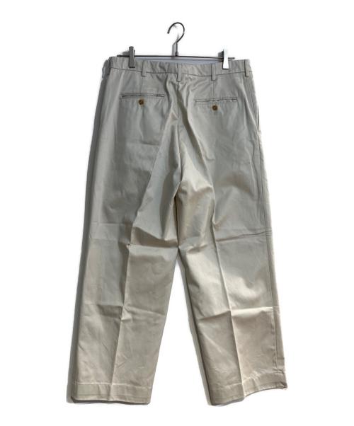 BEAMS PLUS（ビームスプラス）BEAMS PLUS (ビームスプラス) BARRY BRICKEN (バリーブリッケン) 1プリーツチノパンツ ベージュ サイズ:34の古着・服飾アイテム