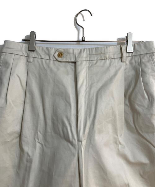 BEAMS PLUS（ビームスプラス）BEAMS PLUS (ビームスプラス) BARRY BRICKEN (バリーブリッケン) 1プリーツチノパンツ ベージュ サイズ:34の古着・服飾アイテム