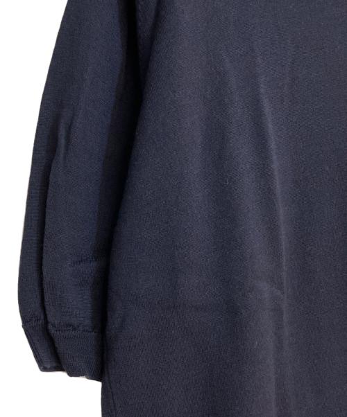 JOHN SMEDLEY（ジョンスメドレー）JOHN SMEDLEY (ジョンスメドレー) UNITED ARROWS (ユナイテッドアローズ) ウールニットポロシャツ ネイビー サイズ:Ｌの古着・服飾アイテム