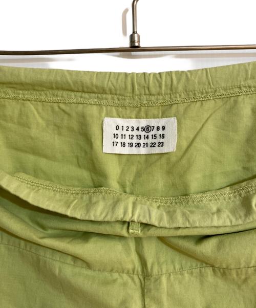 MM6 Maison Margiela（エムエムシックスメゾンマルジェラ）MM6 Maison Margiela (エムエムシックスメゾンマルジェラ) コットンイージーパンツ グリーン サイズ:40の古着・服飾アイテム