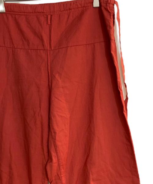 MM6 Maison Margiela（エムエムシックスメゾンマルジェラ）MM6 Maison Margiela (エムエムシックスメゾンマルジェラ) コットンイージーパンツ レッド サイズ:40の古着・服飾アイテム