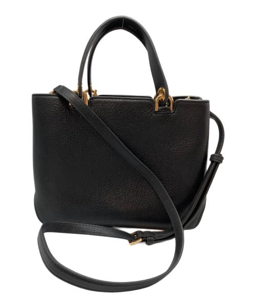 MICHAEL KORS（マイケル・コース）MICHAEL KORS (マイケル・コース) 2WAYショルダーバッグ ブラックの古着・服飾アイテム