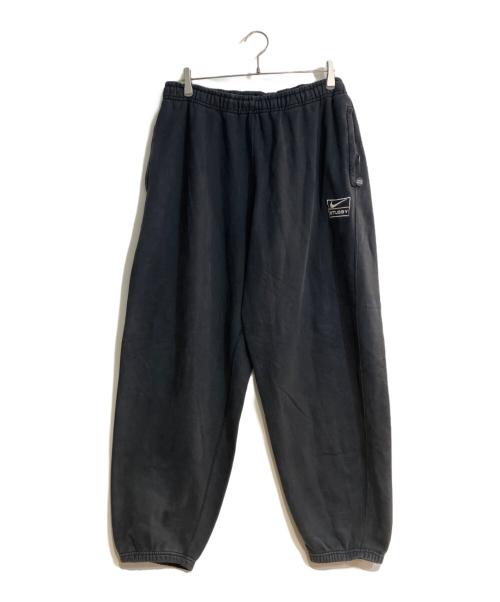 stussy（ステューシー）stussy (ステューシー) NIKE (ナイキ) Washed Pants/ウォッシュドパンツ ブラック サイズ:XXLの古着・服飾アイテム