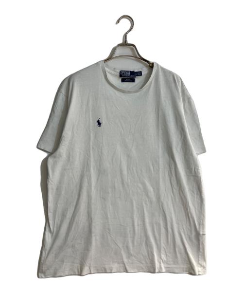 POLO RALPH LAUREN（ポロ・ラルフローレン）POLO RALPH LAUREN (ポロ・ラルフローレン) ポニー刺繍半袖Tシャツ ホワイト サイズ:Ｌの古着・服飾アイテム