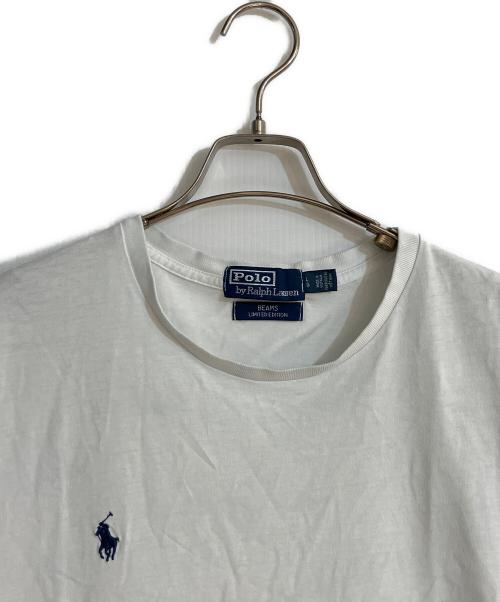 POLO RALPH LAUREN（ポロ・ラルフローレン）POLO RALPH LAUREN (ポロ・ラルフローレン) ポニー刺繍半袖Tシャツ ホワイト サイズ:Ｌの古着・服飾アイテム