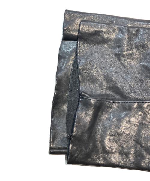 ISAMU KATAYAMA BACKLASH（イサムカタヤマ・バックラッシュ）ISAMU KATAYAMA BACKLASH (イサムカタヤマ・バックラッシュ) ITALY SHOULDER “GARMENT-DYED” PANTS ブラック サイズ:Ｌの古着・服飾アイテム