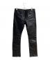 ISAMU KATAYAMA BACKLASH (イサムカタヤマ・バックラッシュ) ITALY SHOULDER “GARMENT-DYED” PANTS ブラック サイズ:Ｌ：140000円